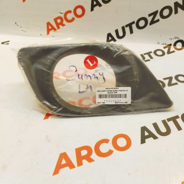 FOG LAMP COVER SUNNY T1 LH BLACK IMP