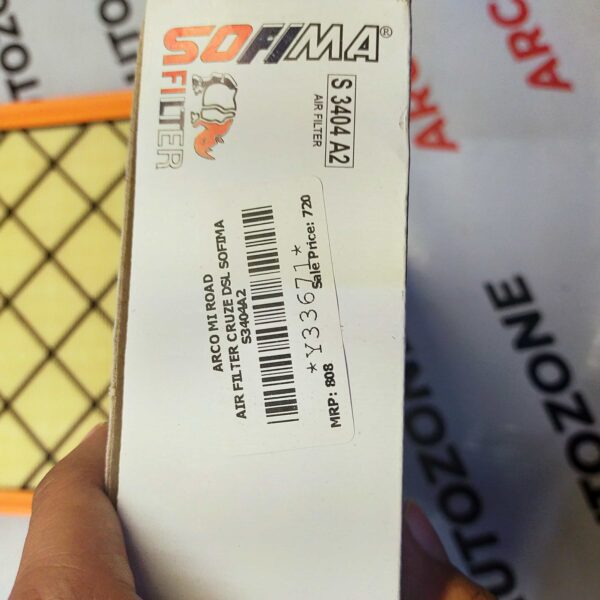 AIR FILTER CRUZE DSL SOFIMA S3404A2
