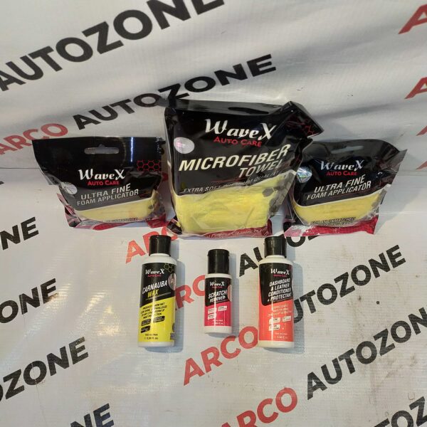 POLISH KIT SET OF 6 WAVEX BASIC CAR CARE KIT WAVEX WXAF100X32023
