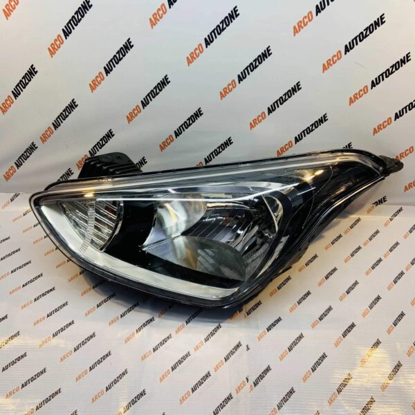 HEAD LIGHT XCENT LH BLACK HYU 92101B4400