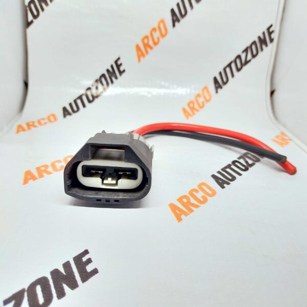 ELECTRONIC COMPONENTS WIRING HARNESS COUPLER ECOSPORT FAN MOTOR 2 PIN WHITE INSIDE