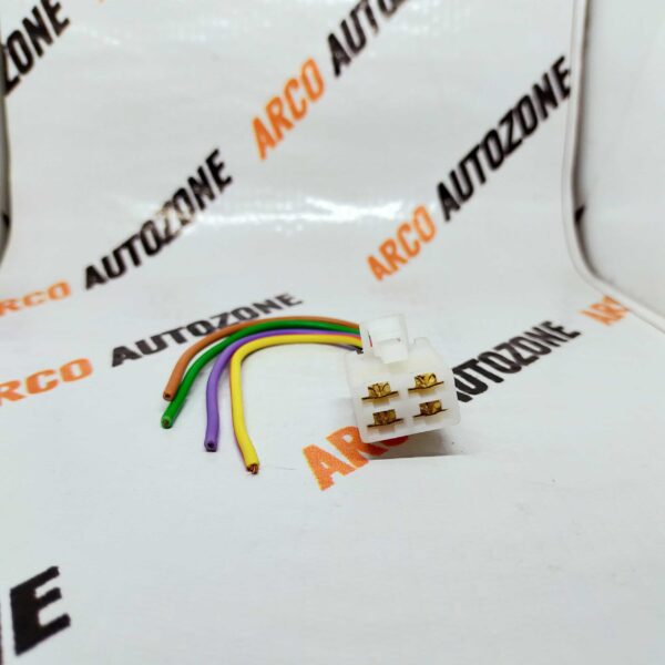 ELECTRONIC COMPONENTS WIRING HARNESS COUPLER UNIVERSAL 4 PIN WHITE