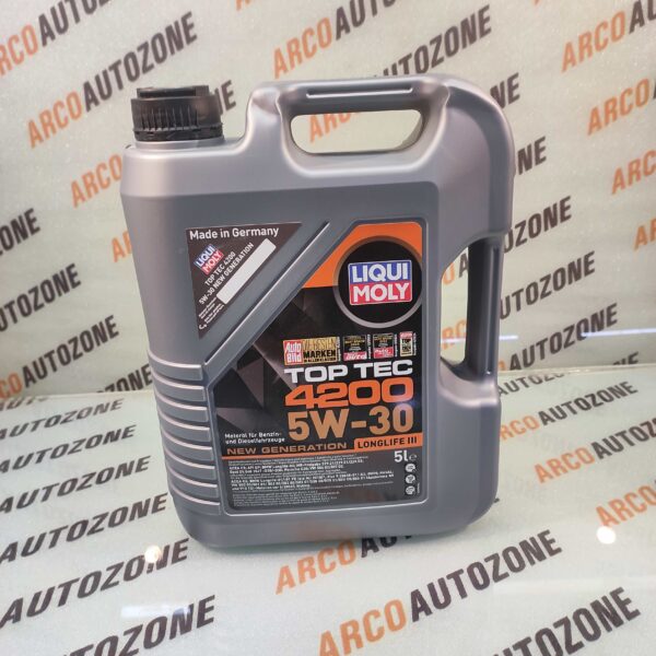 ENGINE OIL 5 LTR TOP TEC 4200 5W30 LIQUI MOLY 8973