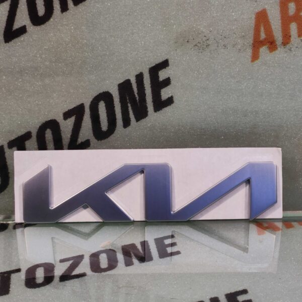 SINGLE LOGO KIA 12.5 CM METAL SILVER