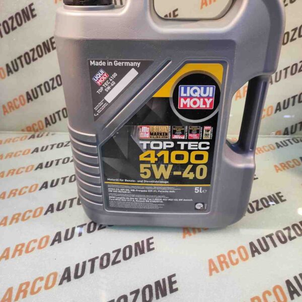 ENGINE OIL 5L TOPTEC 4100 5W40 LIQUI MOLY 9511