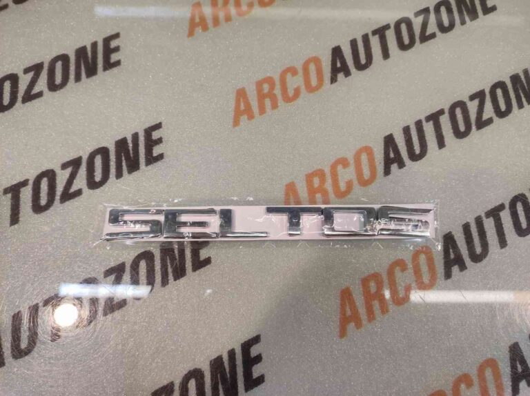 SINGLE LOGO EMBLEM SELTOS CHROME